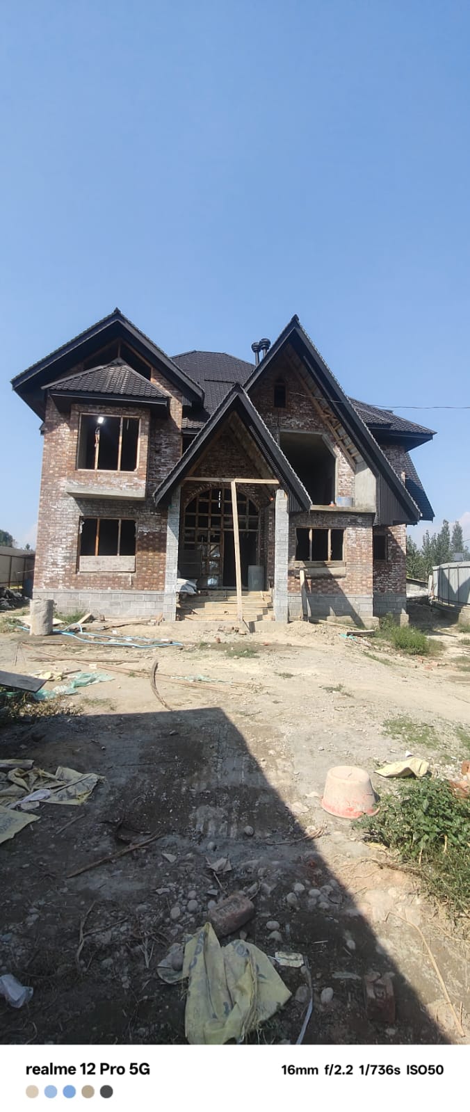 Residential roofing project in Anantnag